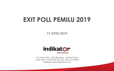 Rilis Exit Poll Pemilu 2019