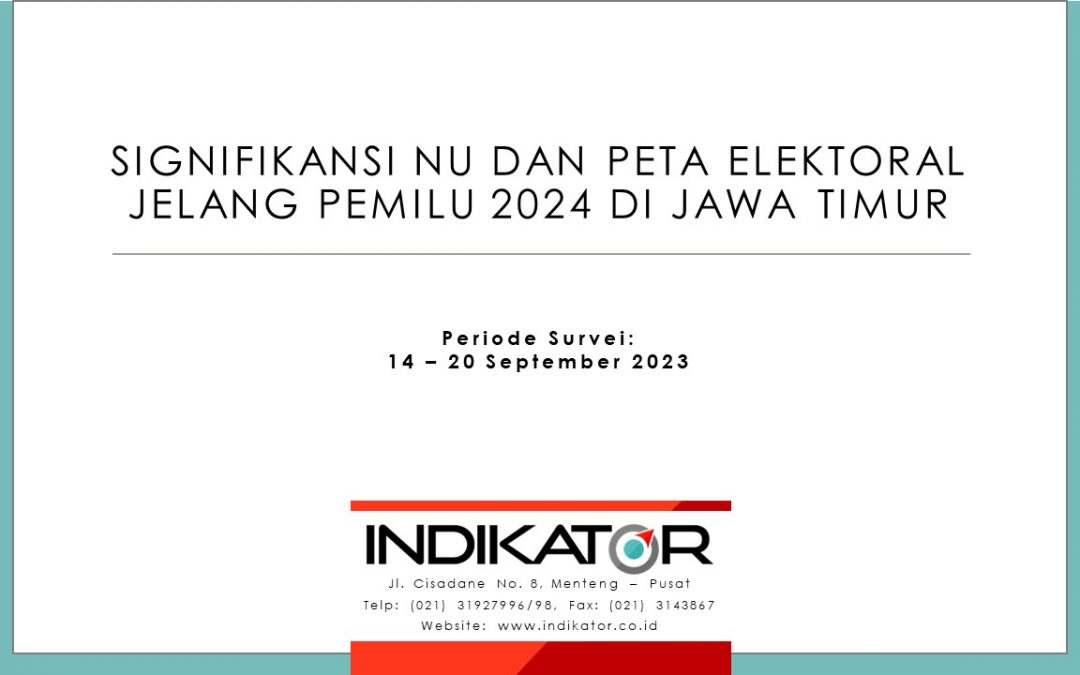Rilis Survei Jawa Timur 01 Oktober 2023