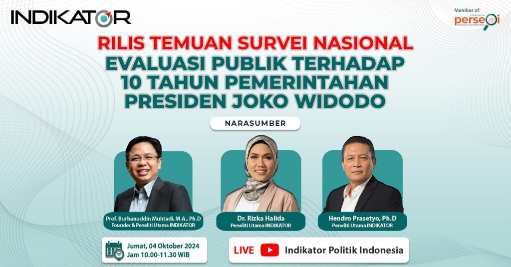 Evaluasi Publik terhadap 10 Tahun Pemerintahan Presiden Joko Widodo 