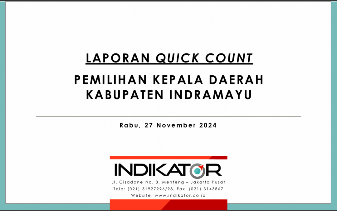 Rilis Quick Count Indikator Pilbup Indramayu