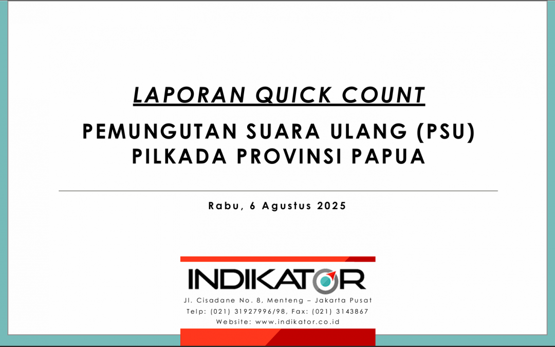Rilis Quick Count PSU Provinsi Papua 2025